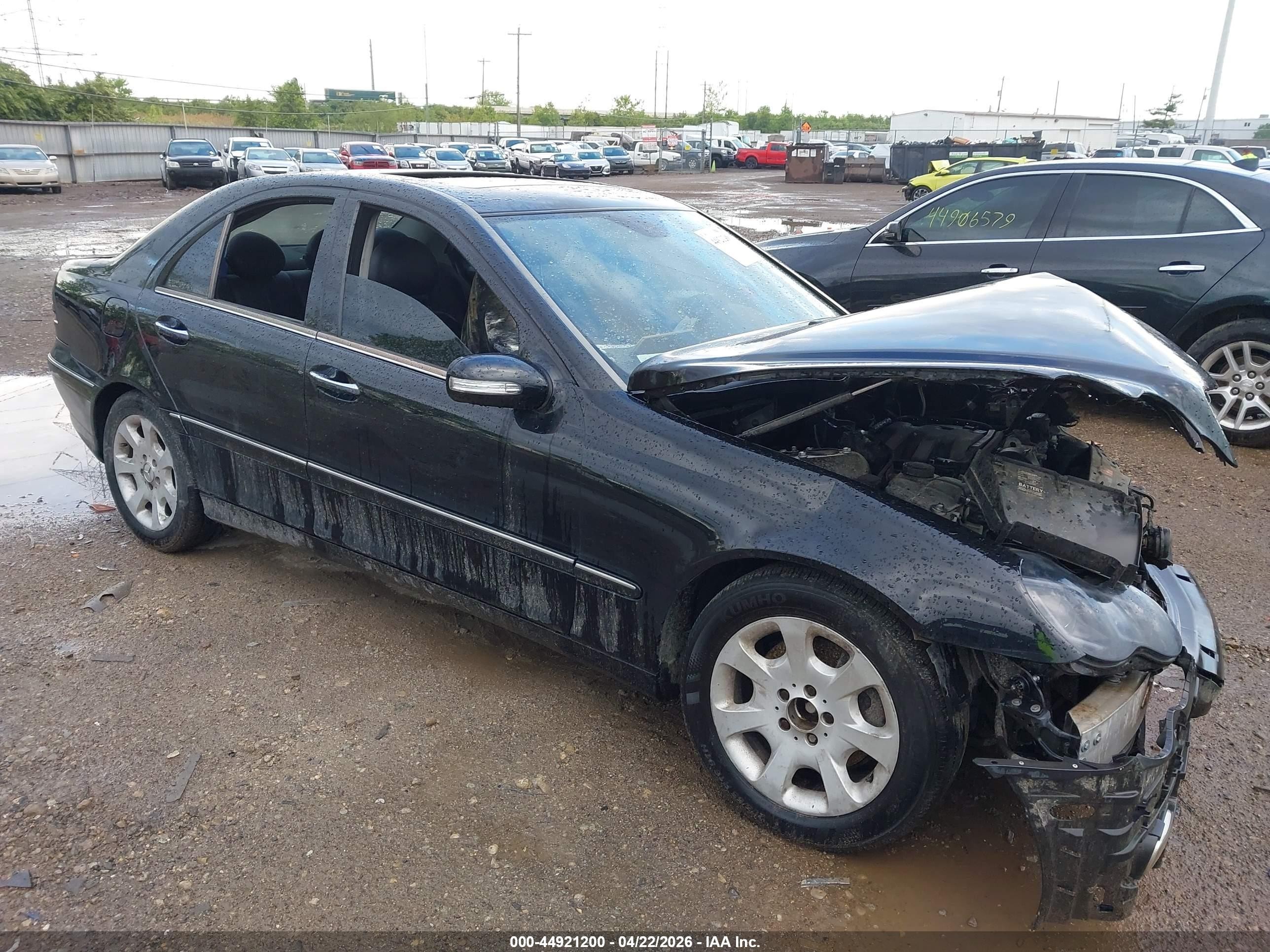 2005 Mercedes-benz C 240 Luxury 4matic Black vin: WDBRF81JX5F694498