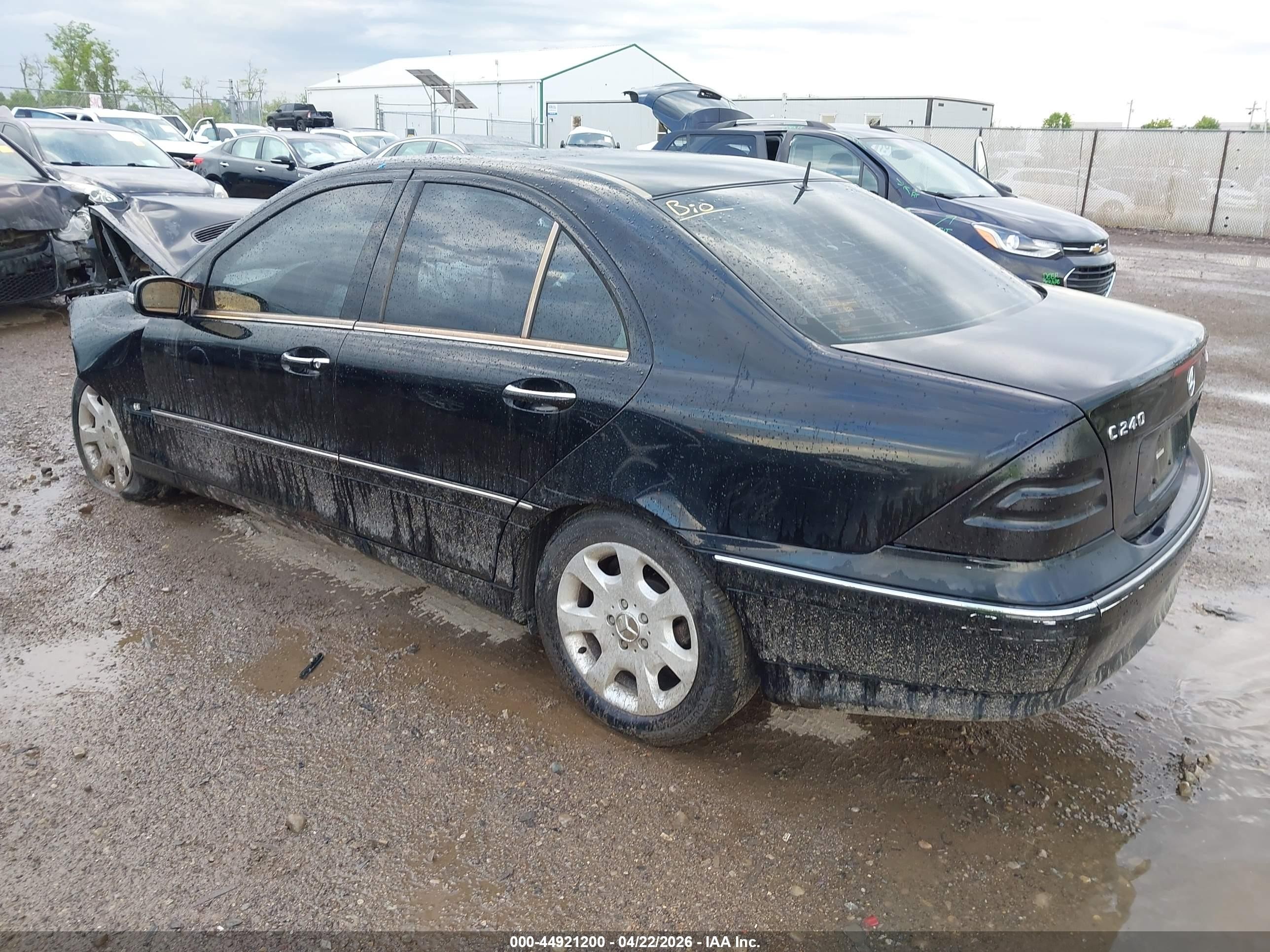 2005 Mercedes-benz C 240 Luxury 4matic Black vin: WDBRF81JX5F694498