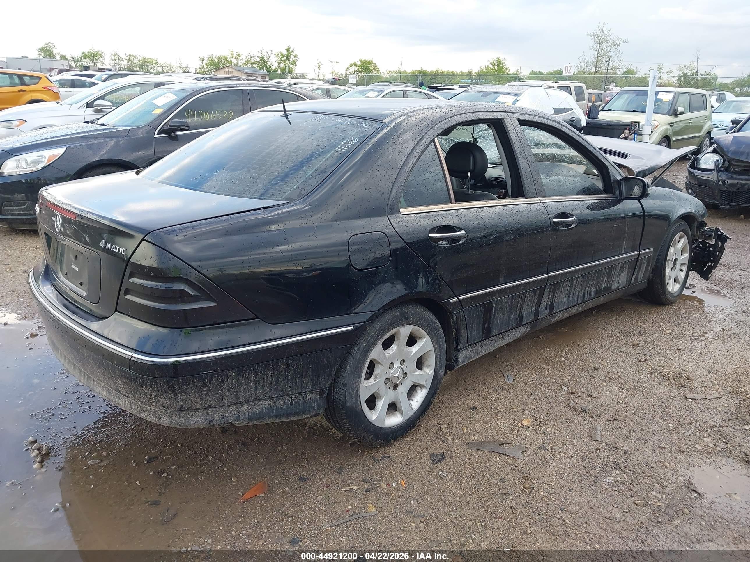 2005 Mercedes-benz C 240 Luxury 4matic Black vin: WDBRF81JX5F694498