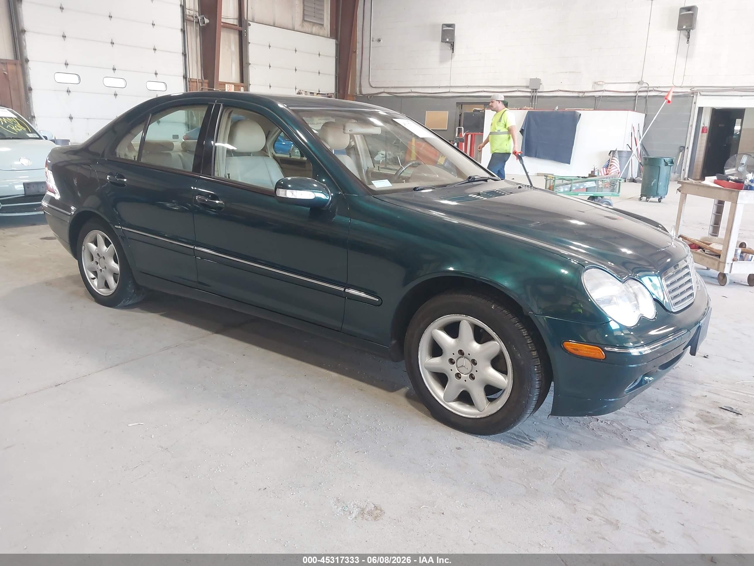 2003 Mercedes-benz C 320 4matic Green vin: WDBRF84J03F367455
