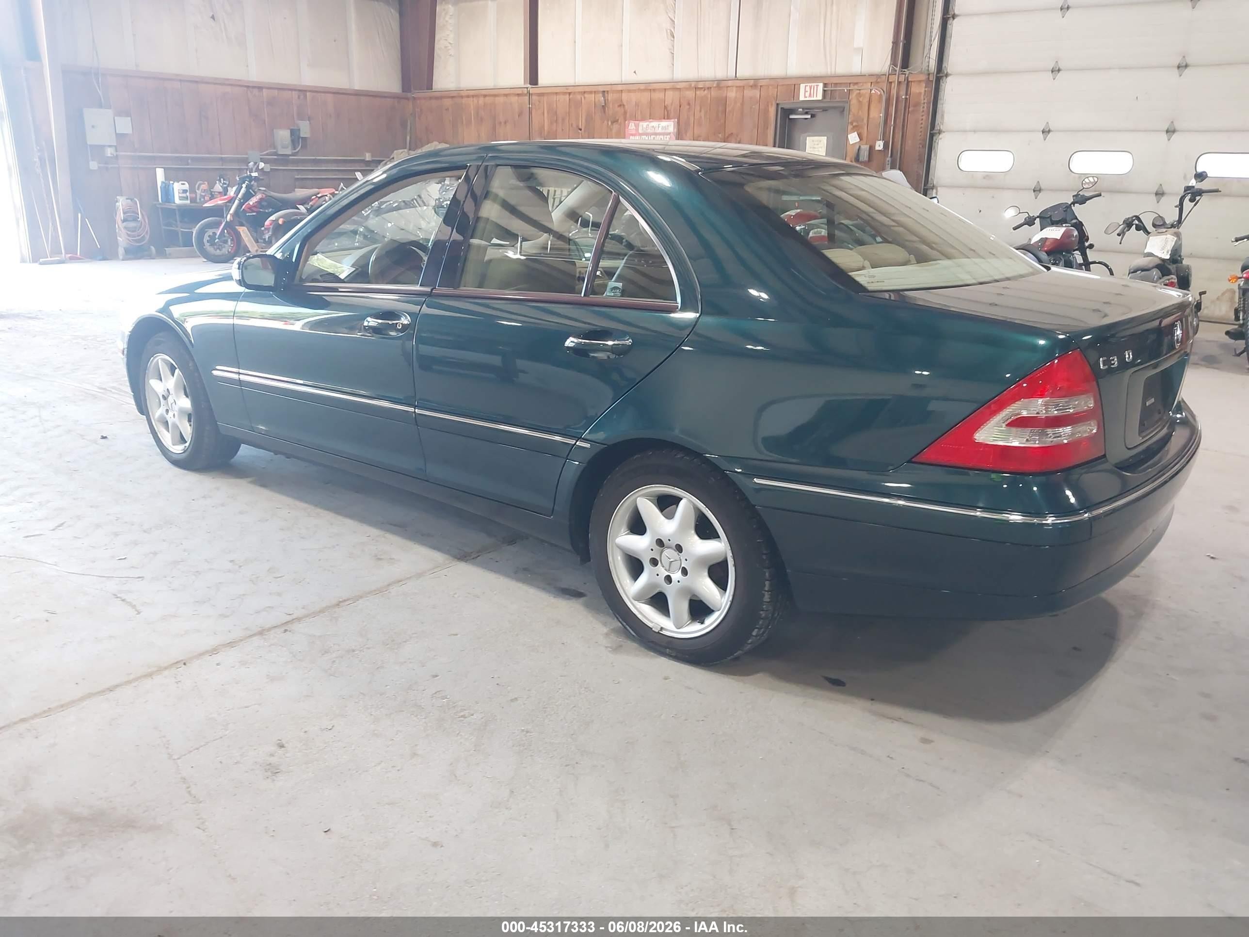 2003 Mercedes-benz C 320 4matic Green vin: WDBRF84J03F367455
