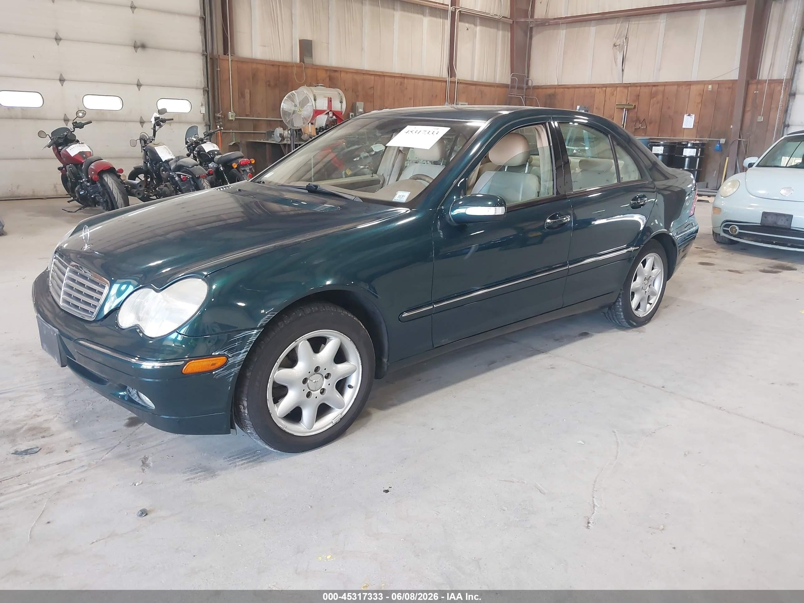 2003 Mercedes-benz C 320 4matic Green vin: WDBRF84J03F367455