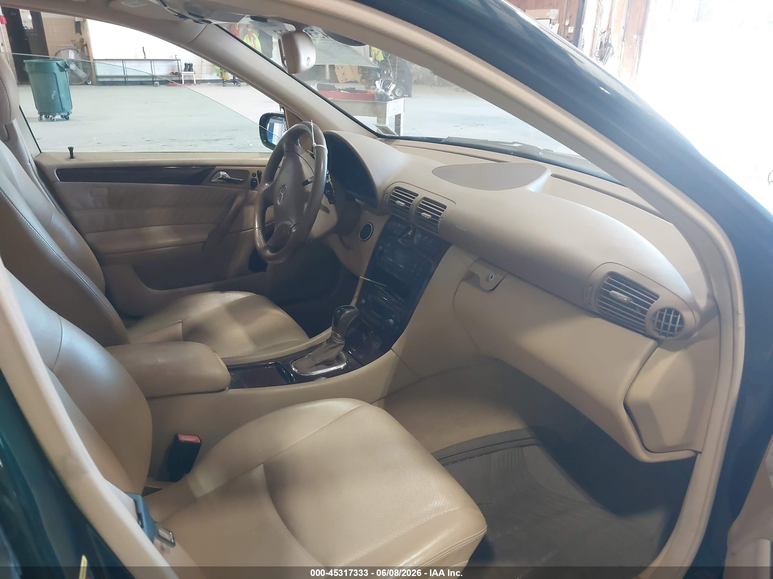2003 Mercedes-benz C 320 4matic Green vin: WDBRF84J03F367455