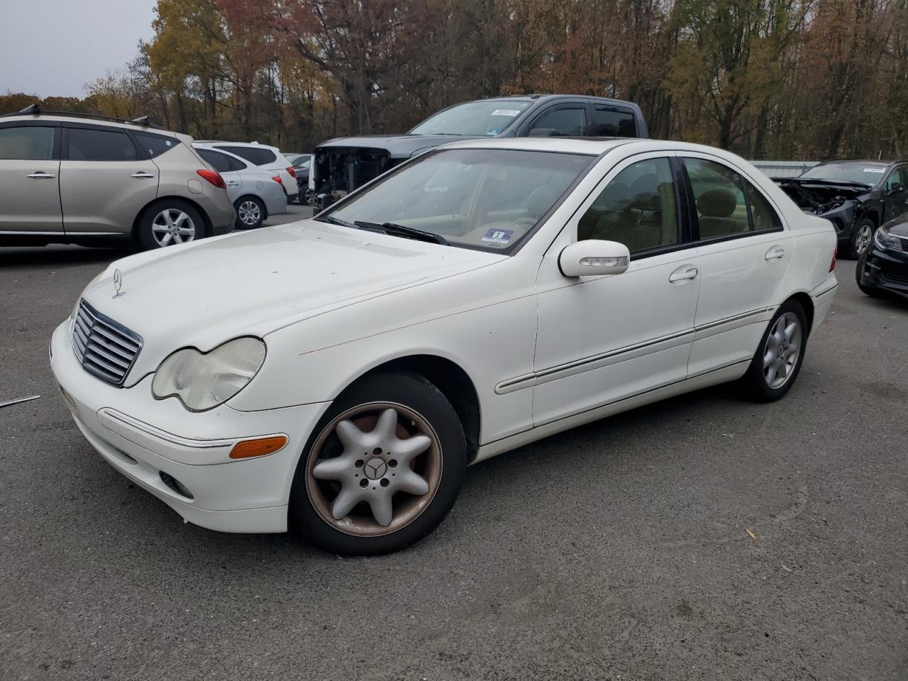 2004 Mercedes-benz C 320 4matic Белый vin: WDBRF84J04F545768