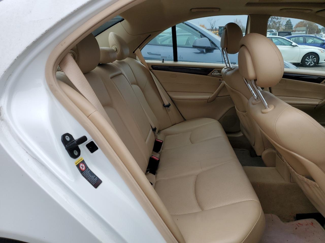 2004 Mercedes-benz C 320 4matic White vin: WDBRF84J04F545768