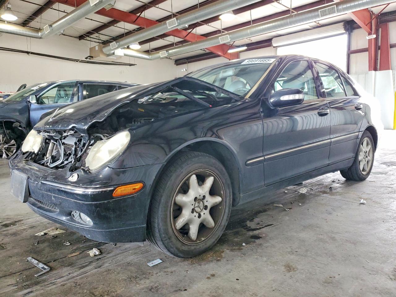 2003 Mercedes-benz C 320 4matic Black vin: WDBRF84J13F351491