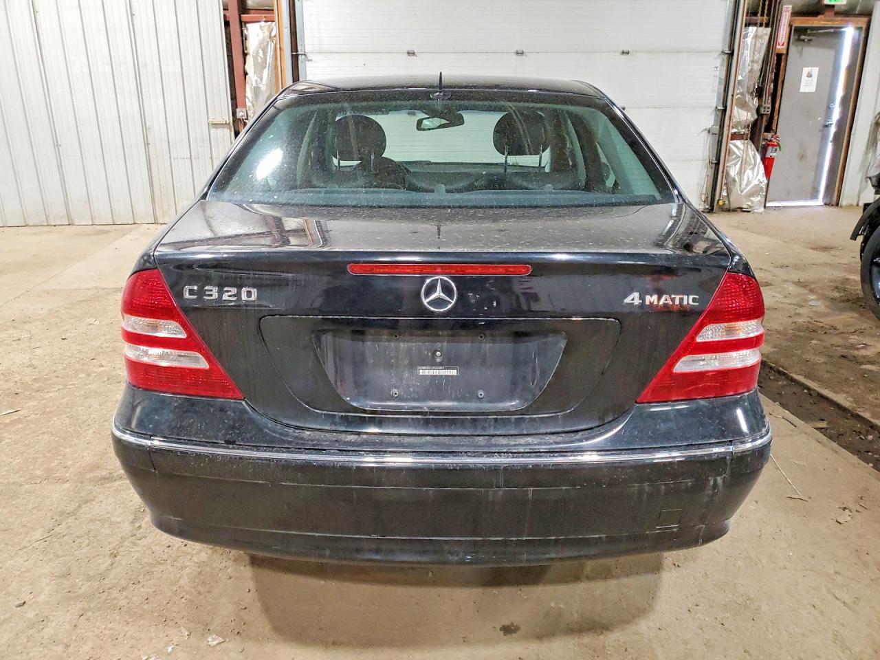 2005 Mercedes-benz C 320 4matic Black vin: WDBRF84J15F664897