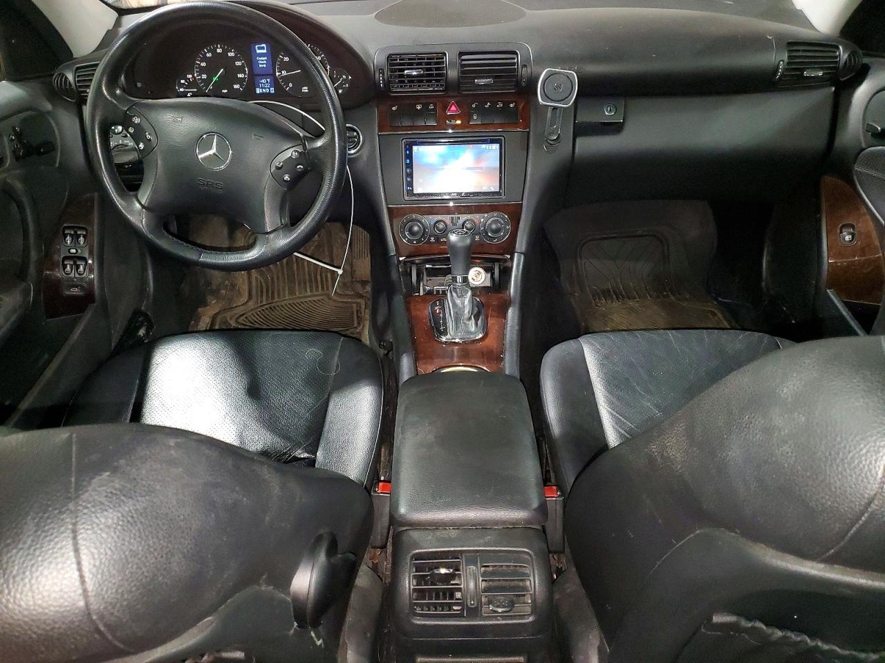 2005 Mercedes-benz C 320 4matic Black vin: WDBRF84J15F664897