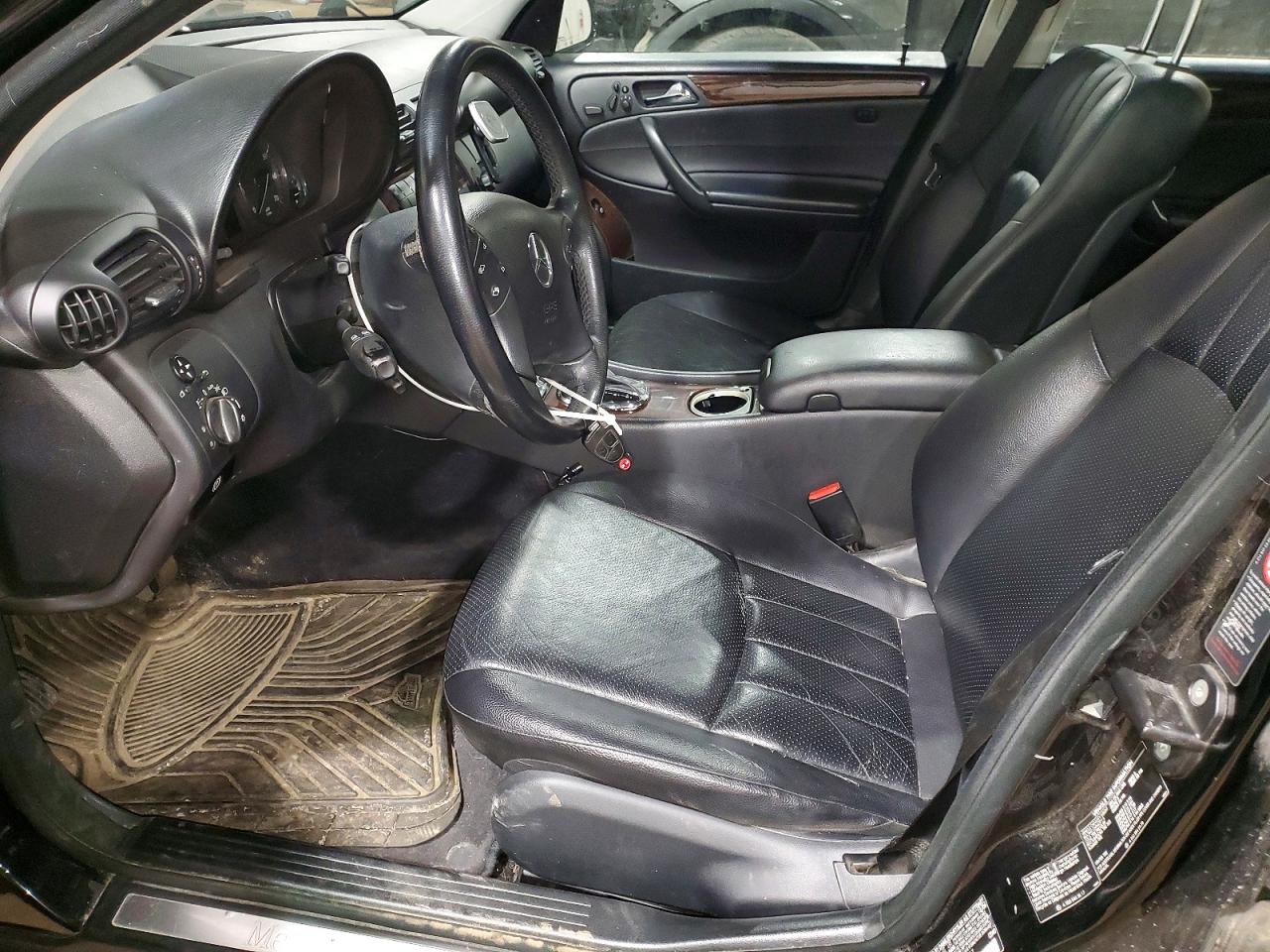 2005 Mercedes-benz C 320 4matic Black vin: WDBRF84J15F664897