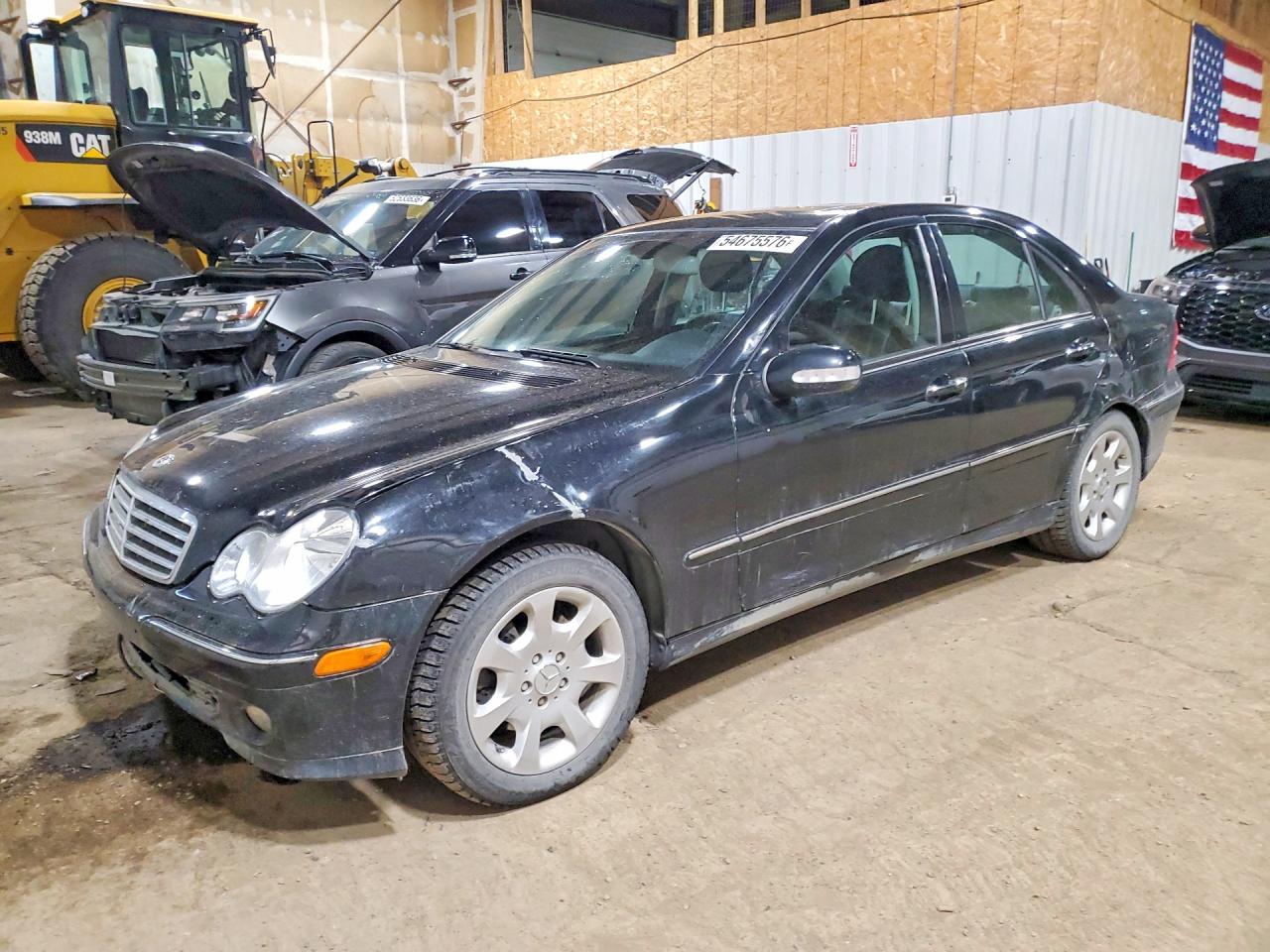 2005 Mercedes-benz C 320 4matic Black vin: WDBRF84J15F664897
