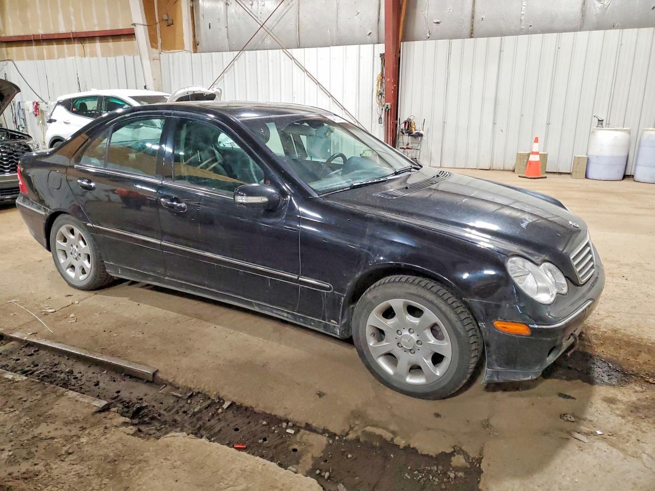 2005 Mercedes-benz C 320 4matic Black vin: WDBRF84J15F664897