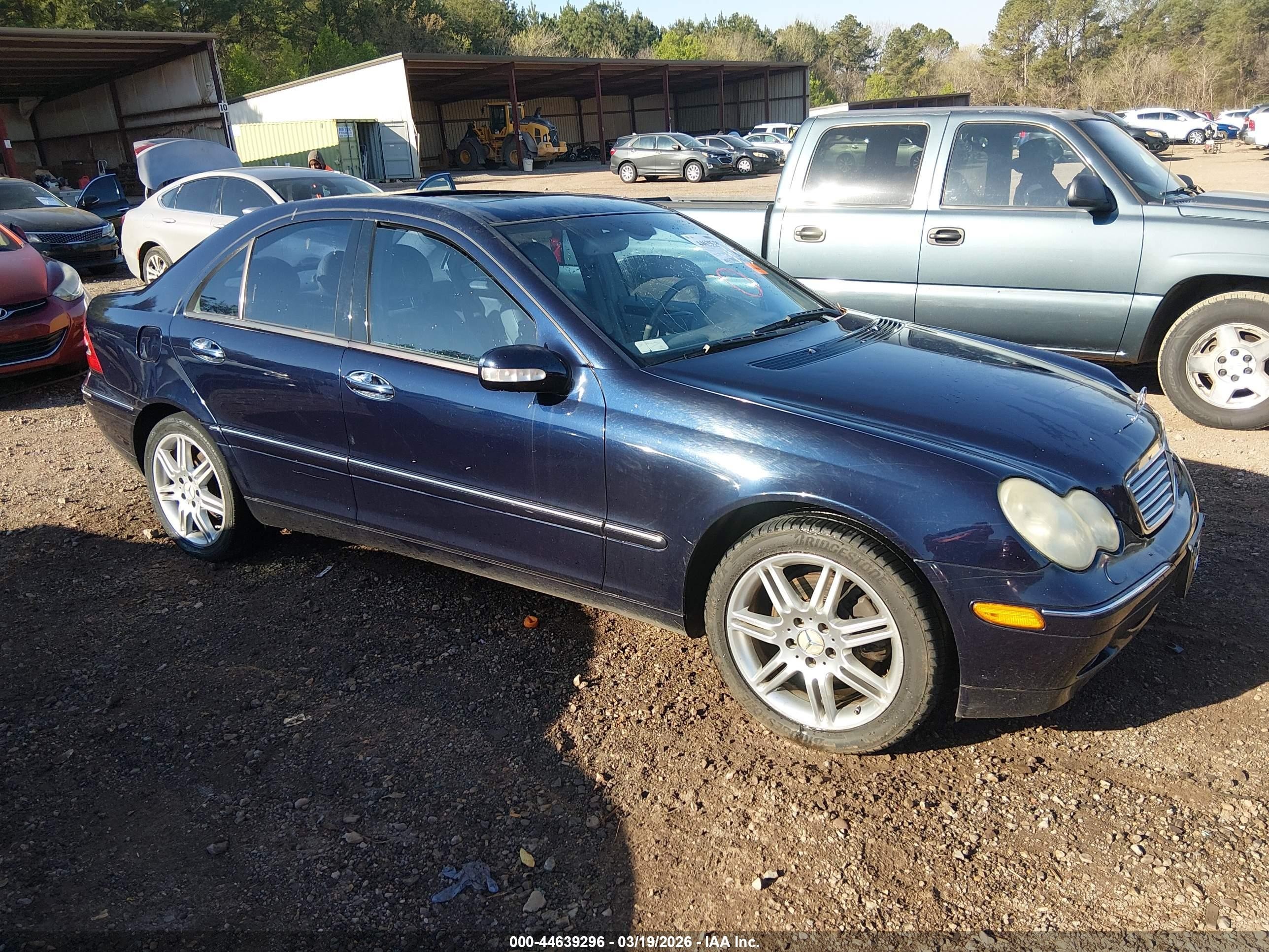 2004 Mercedes-benz C 320 4matic Purple vin: WDBRF84J24F549336