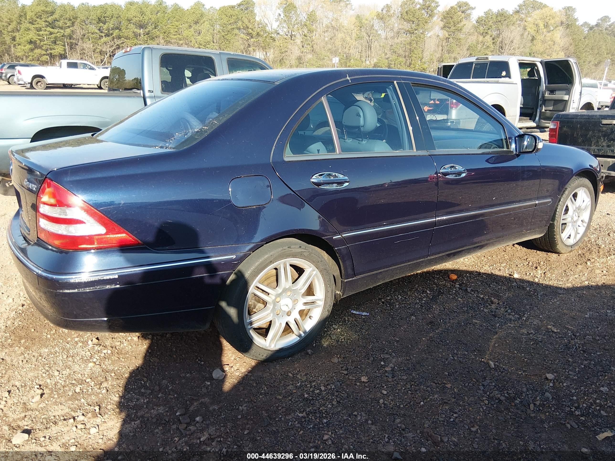 2004 Mercedes-benz C 320 4matic Purple vin: WDBRF84J24F549336