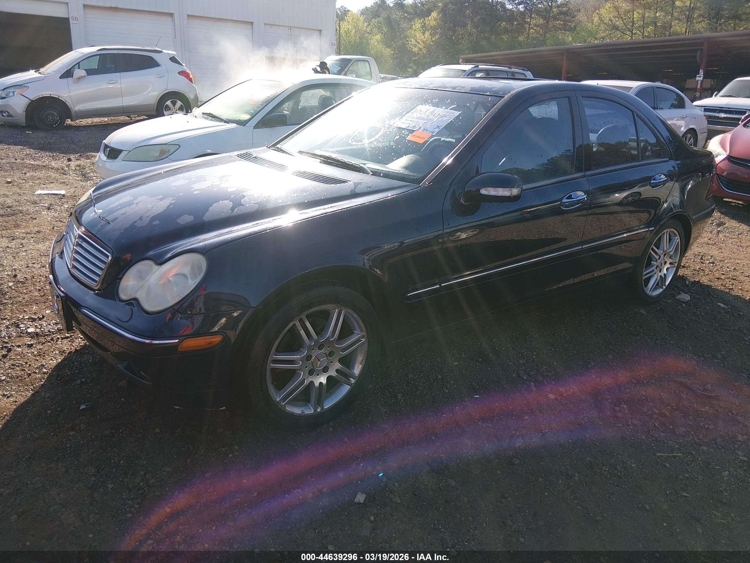 2004 Mercedes-benz C 320 4matic Purple vin: WDBRF84J24F549336