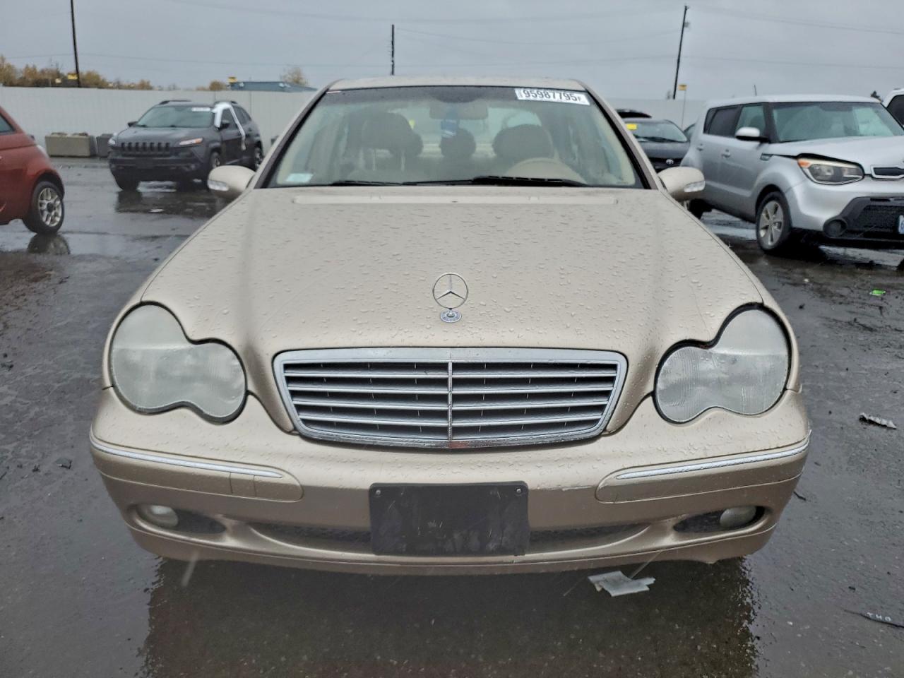 2004 Mercedes-benz C 320 4matic Бежевый vin: WDBRF84J34F498963