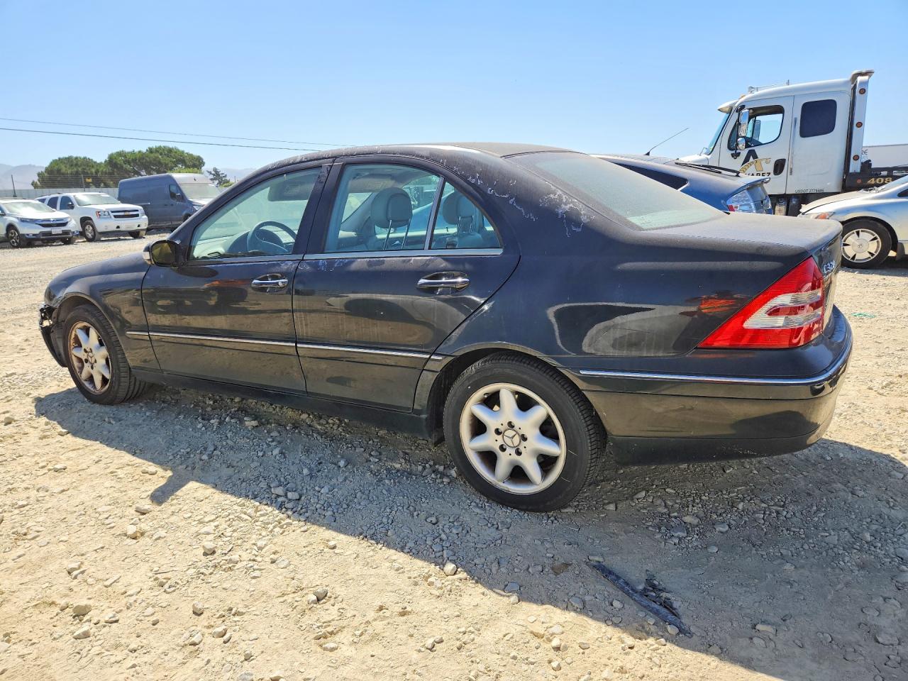 2003 Mercedes-benz C 320 4matic Black vin: WDBRF84J53F438620