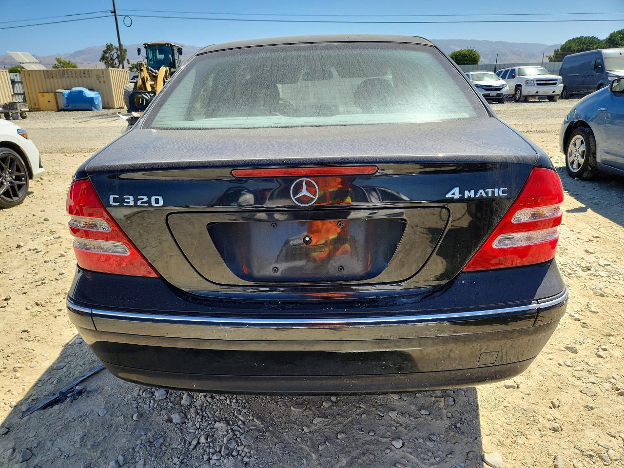 2003 Mercedes-benz C 320 4matic Black vin: WDBRF84J53F438620