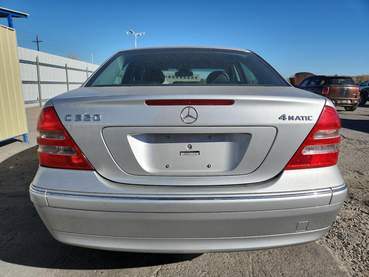 2004 Mercedes-benz C 320 4matic Silver vin: WDBRF84J54F490413