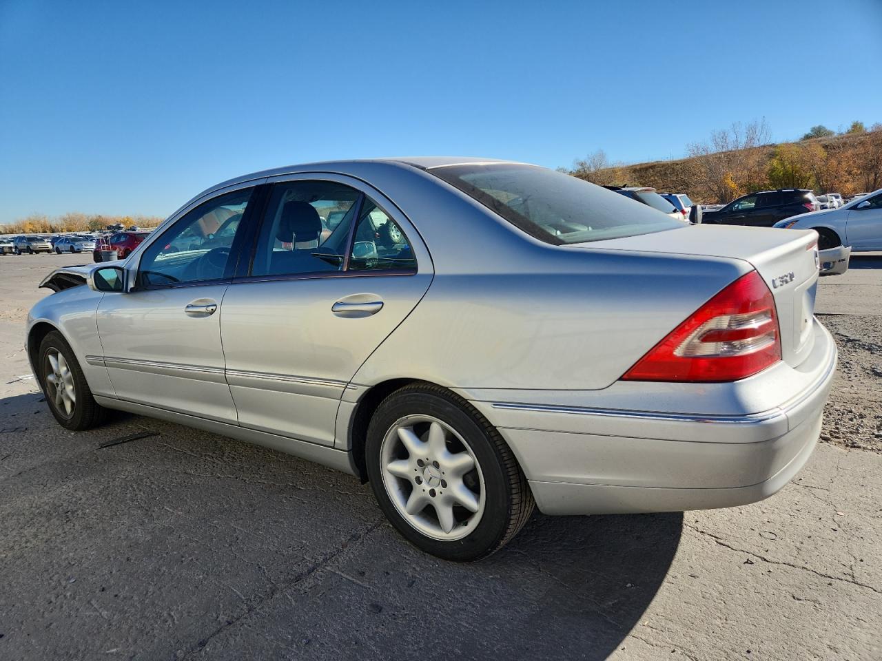 2004 Mercedes-benz C 320 4matic Silver vin: WDBRF84J54F490413