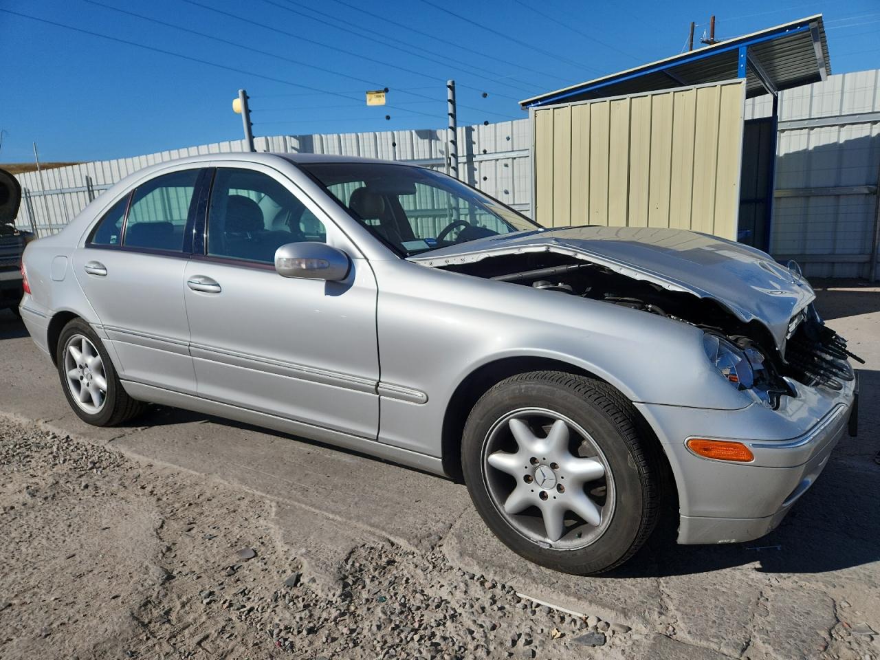 2004 Mercedes-benz C 320 4matic Silver vin: WDBRF84J54F490413