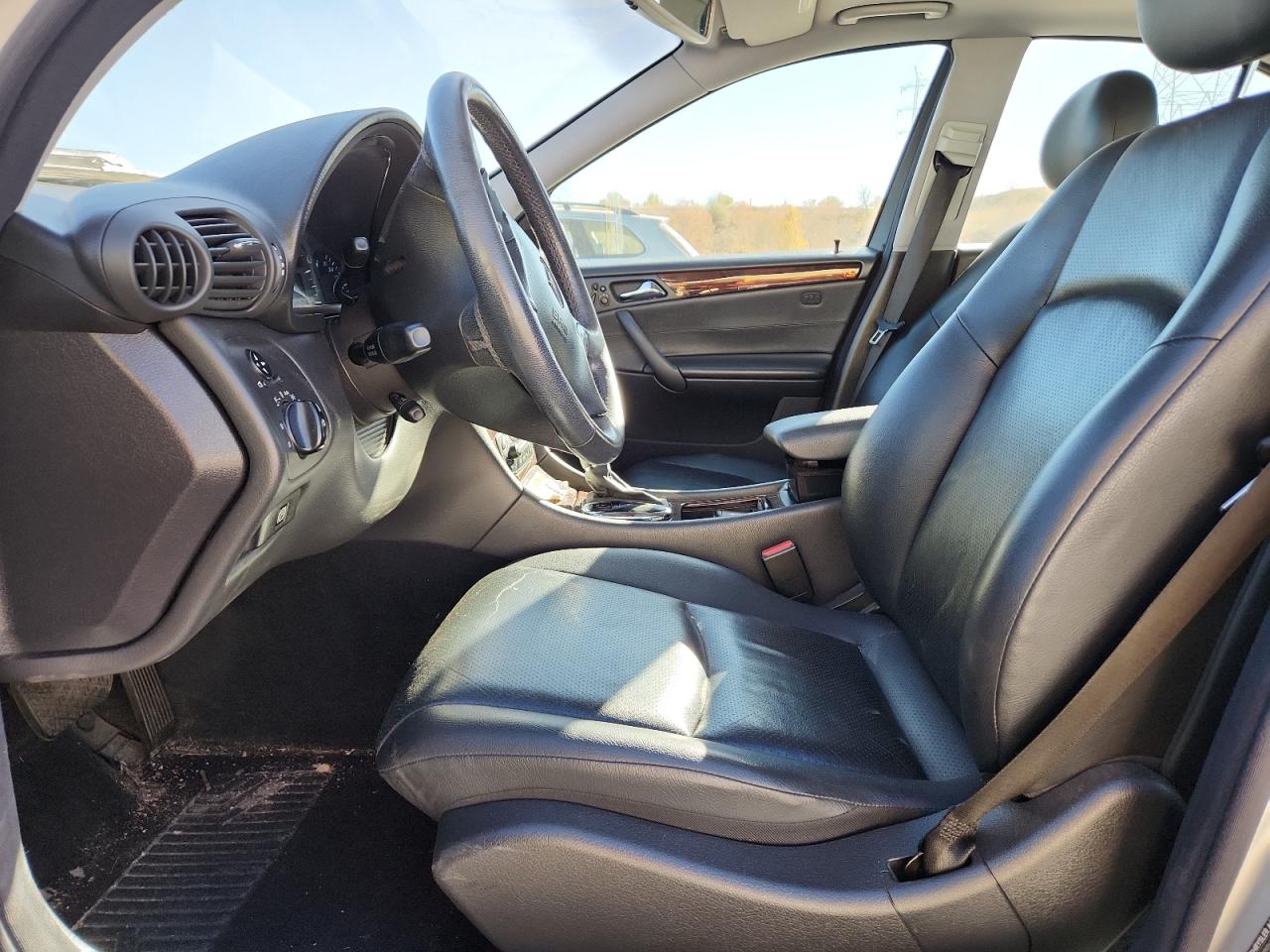 2004 Mercedes-benz C 320 4matic Silver vin: WDBRF84J54F490413