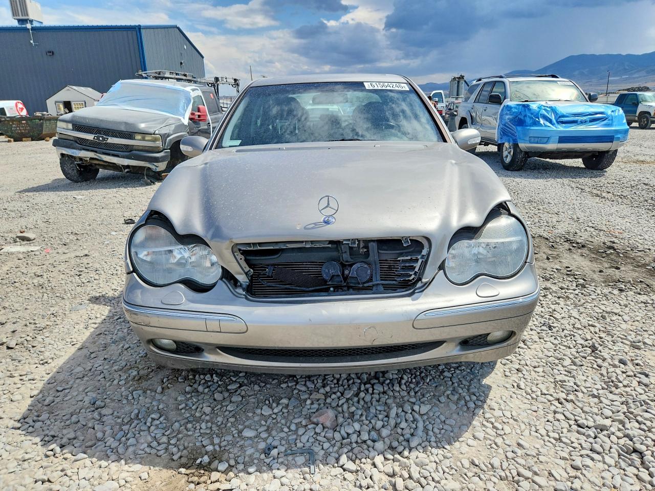 2003 Mercedes-benz C 320 4matic Silver vin: WDBRF84J63F379450