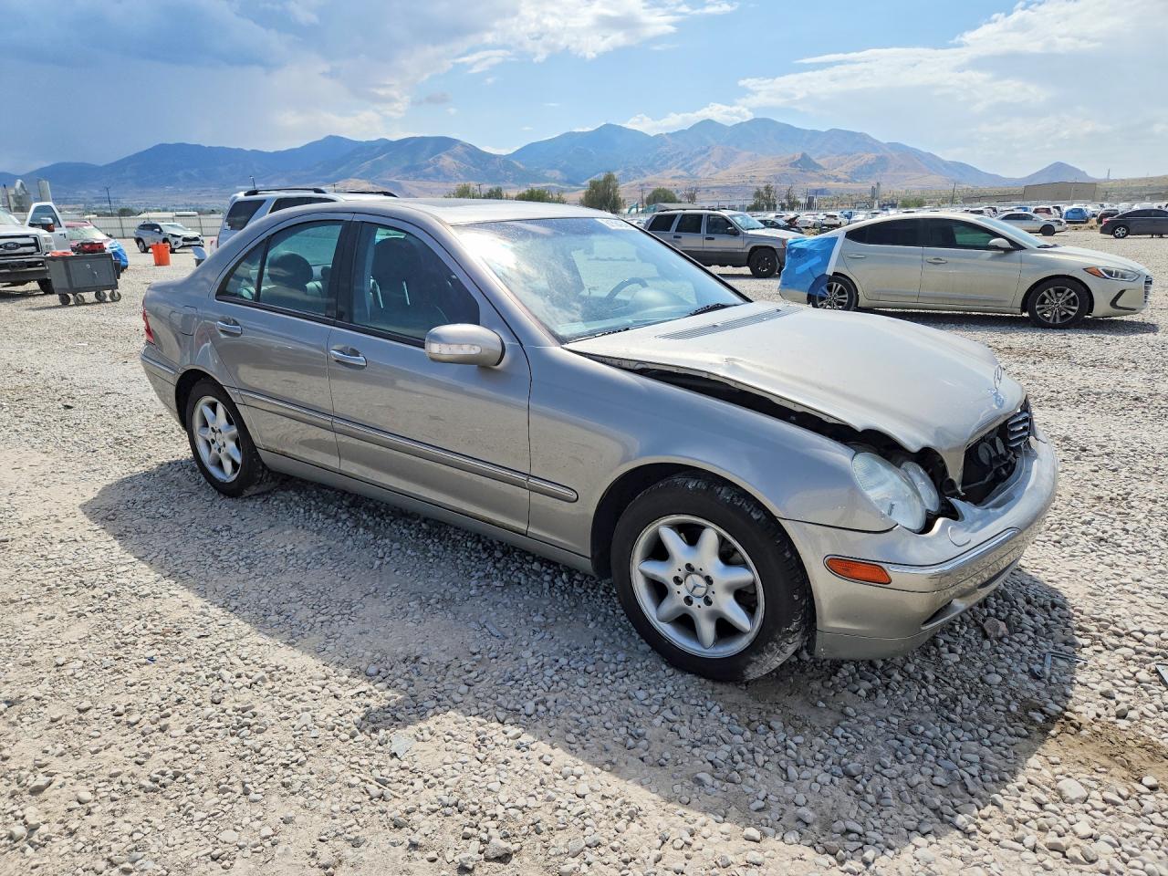 2003 Mercedes-benz C 320 4matic Silver vin: WDBRF84J63F379450