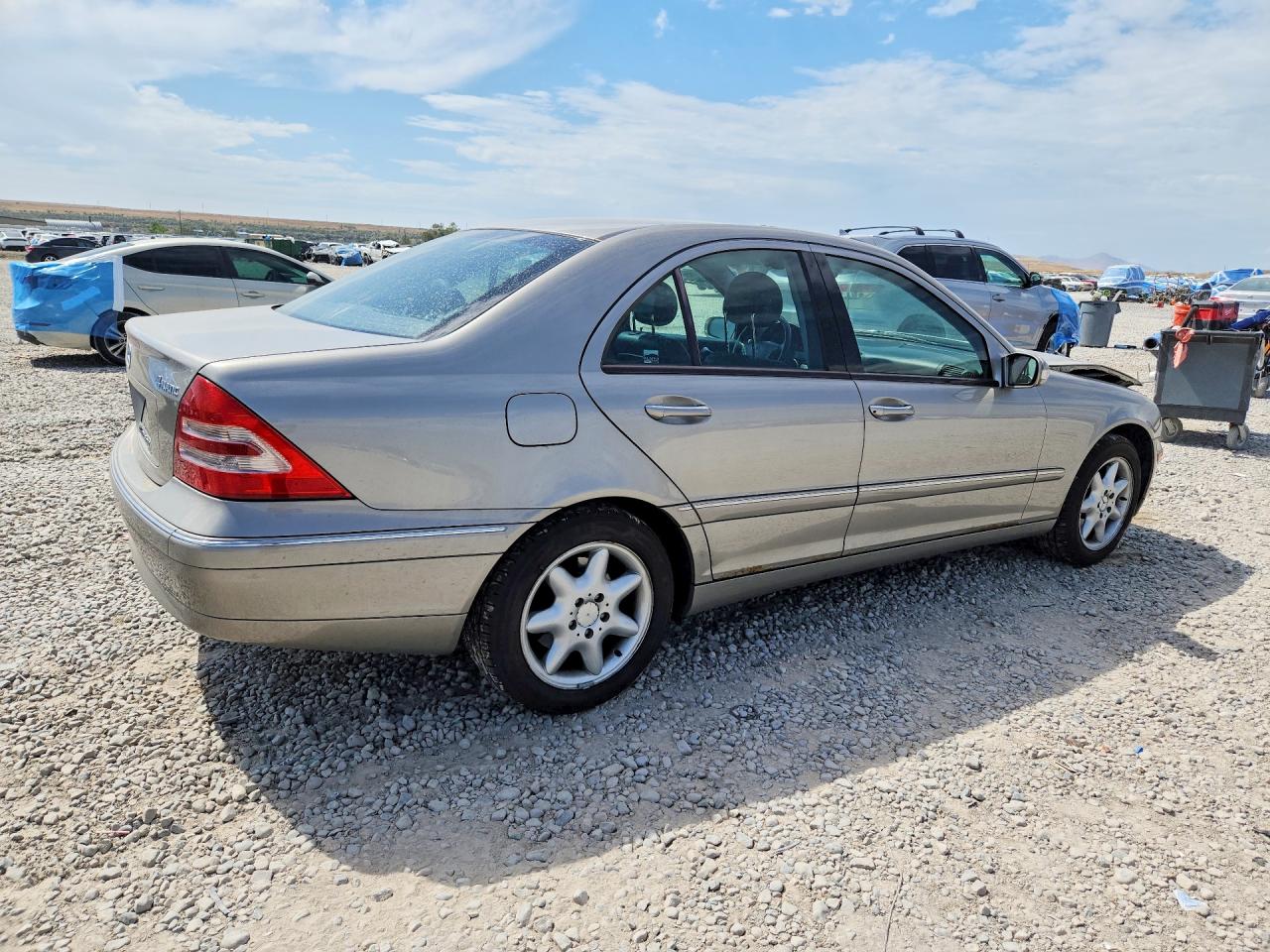 2003 Mercedes-benz C 320 4matic Silver vin: WDBRF84J63F379450