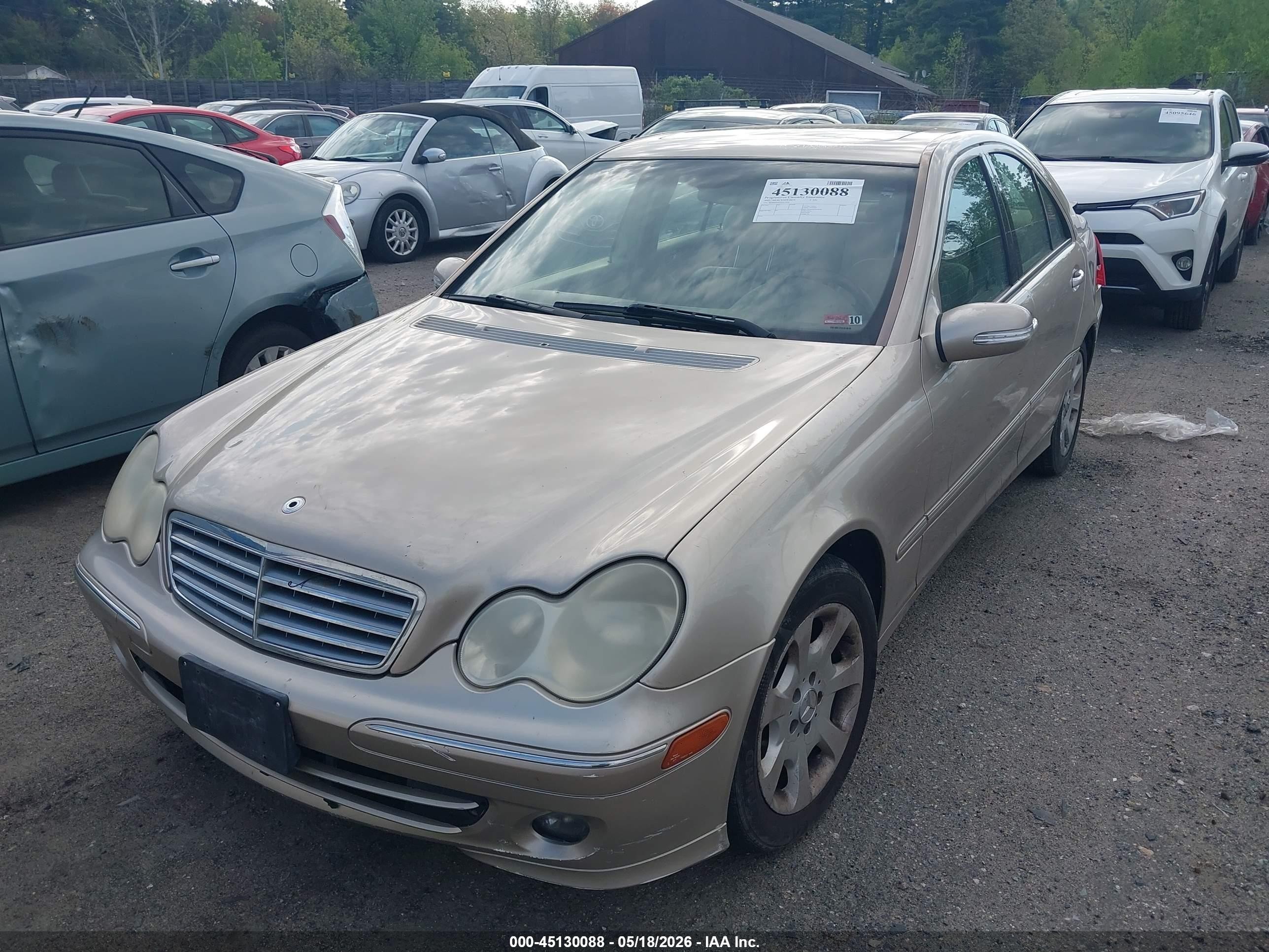 2005 Mercedes-benz C 320 Luxury 4matic Champagne vin: WDBRF84J75F615428