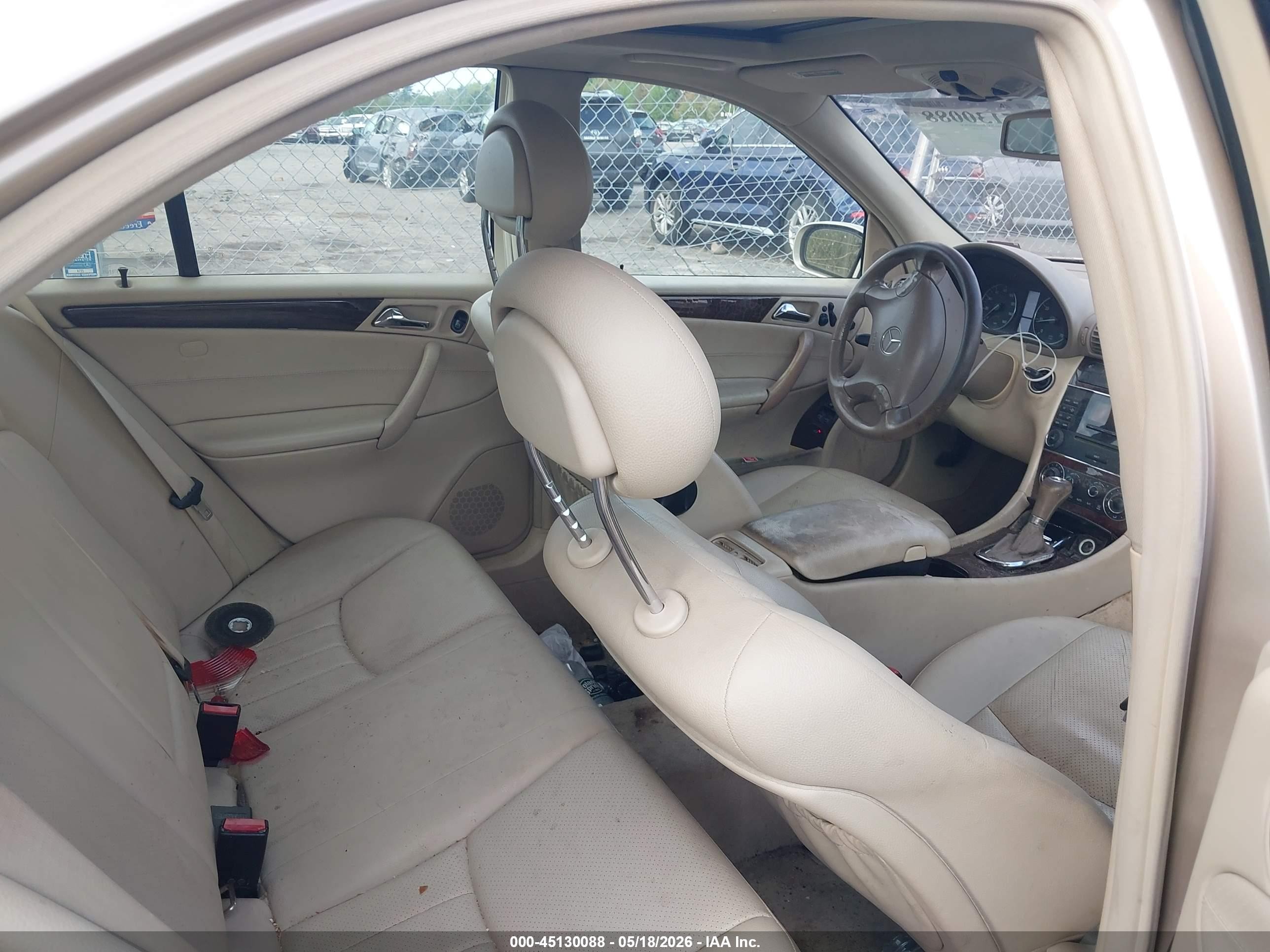 2005 Mercedes-benz C 320 Luxury 4matic Champagne vin: WDBRF84J75F615428