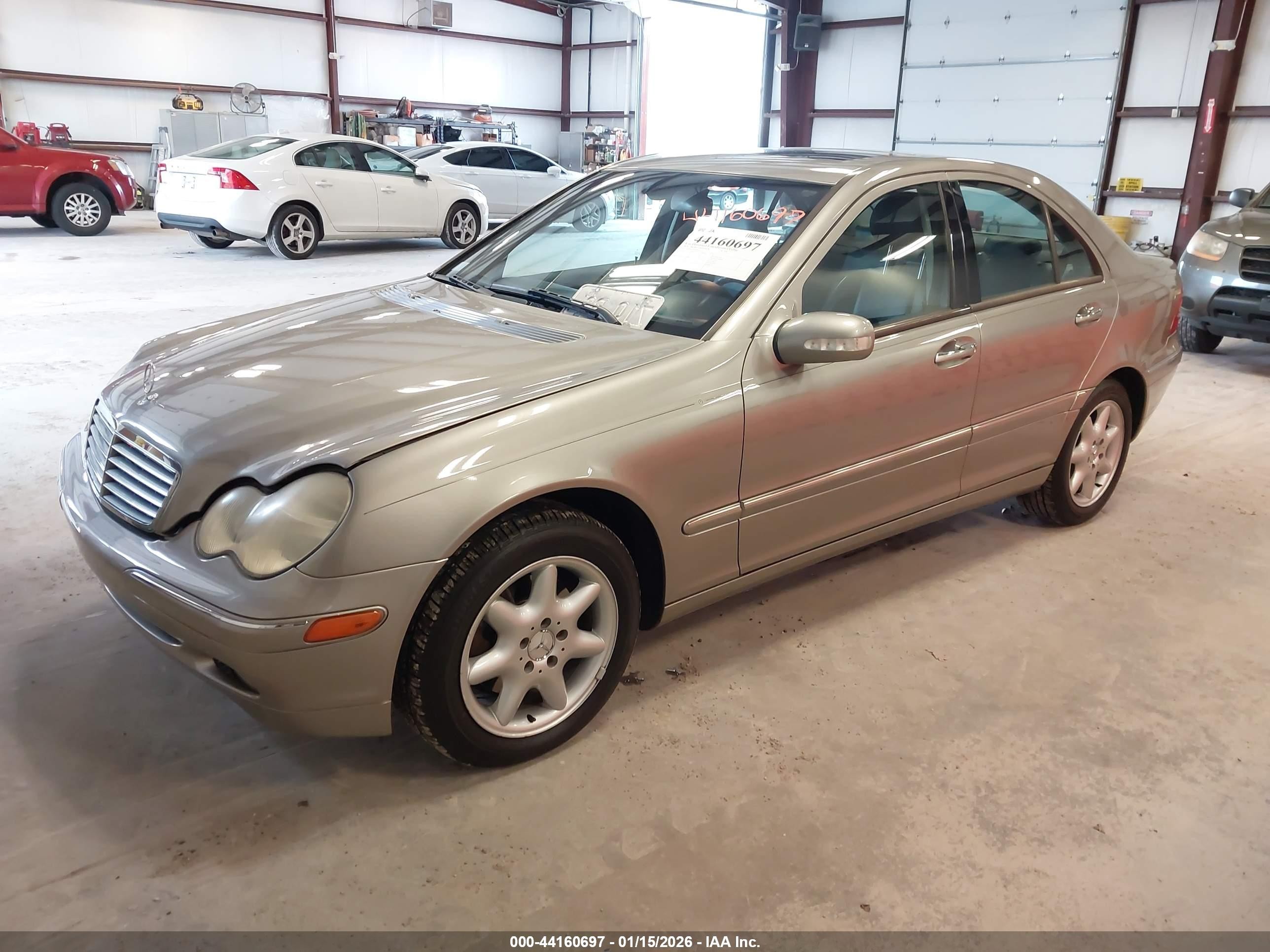 2004 Mercedes-benz C 320 4matic Silver vin: WDBRF84J84F533223
