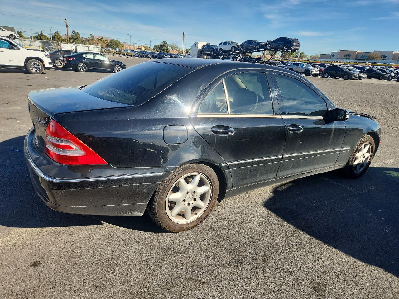 2004 Mercedes-benz C 320 4matic Black vin: WDBRF84J84F555903