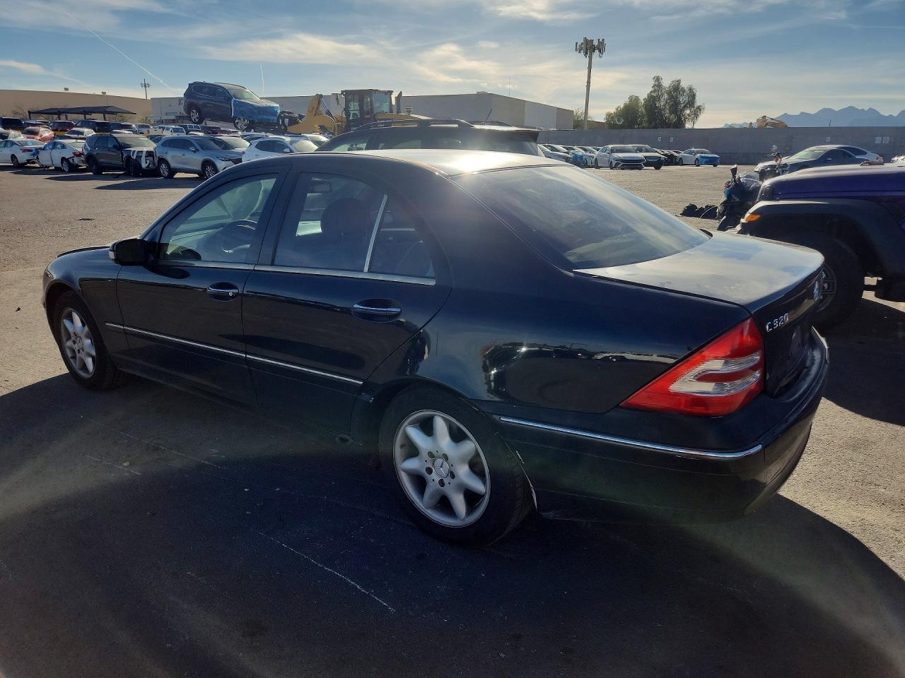 2004 Mercedes-benz C 320 4matic Black vin: WDBRF84J84F555903