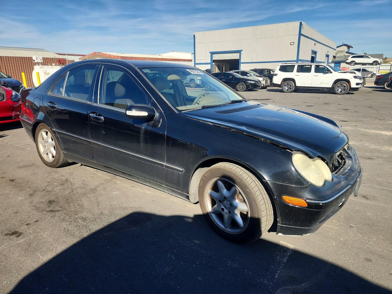 2004 Mercedes-benz C 320 4matic Black vin: WDBRF84J84F555903