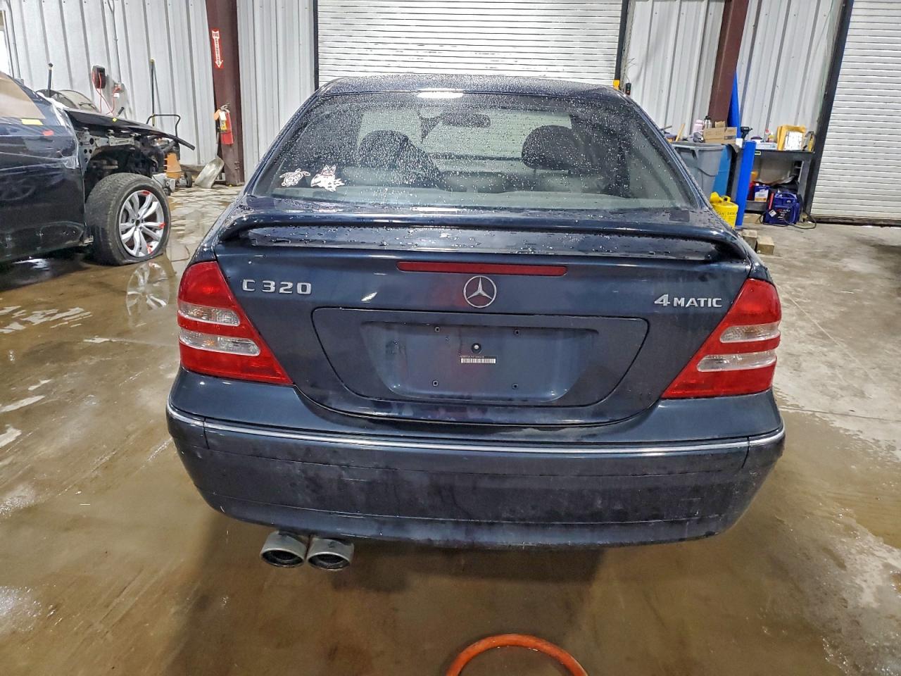 2004 Mercedes-benz C 320 4matic Blue vin: WDBRF84J94F486638