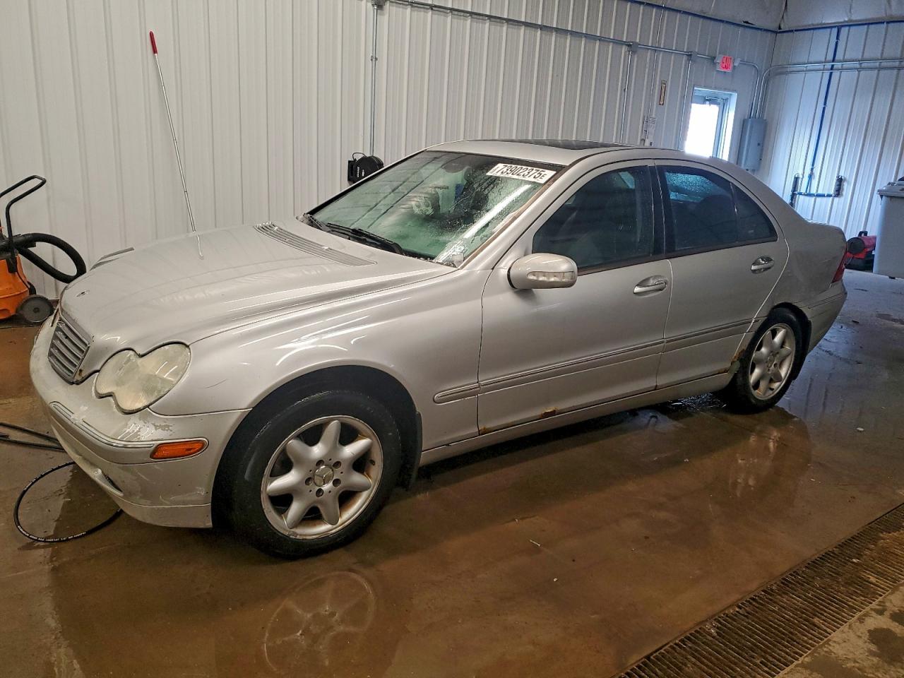 2004 Mercedes-benz C 320 4matic Silver vin: WDBRF84J94F528791