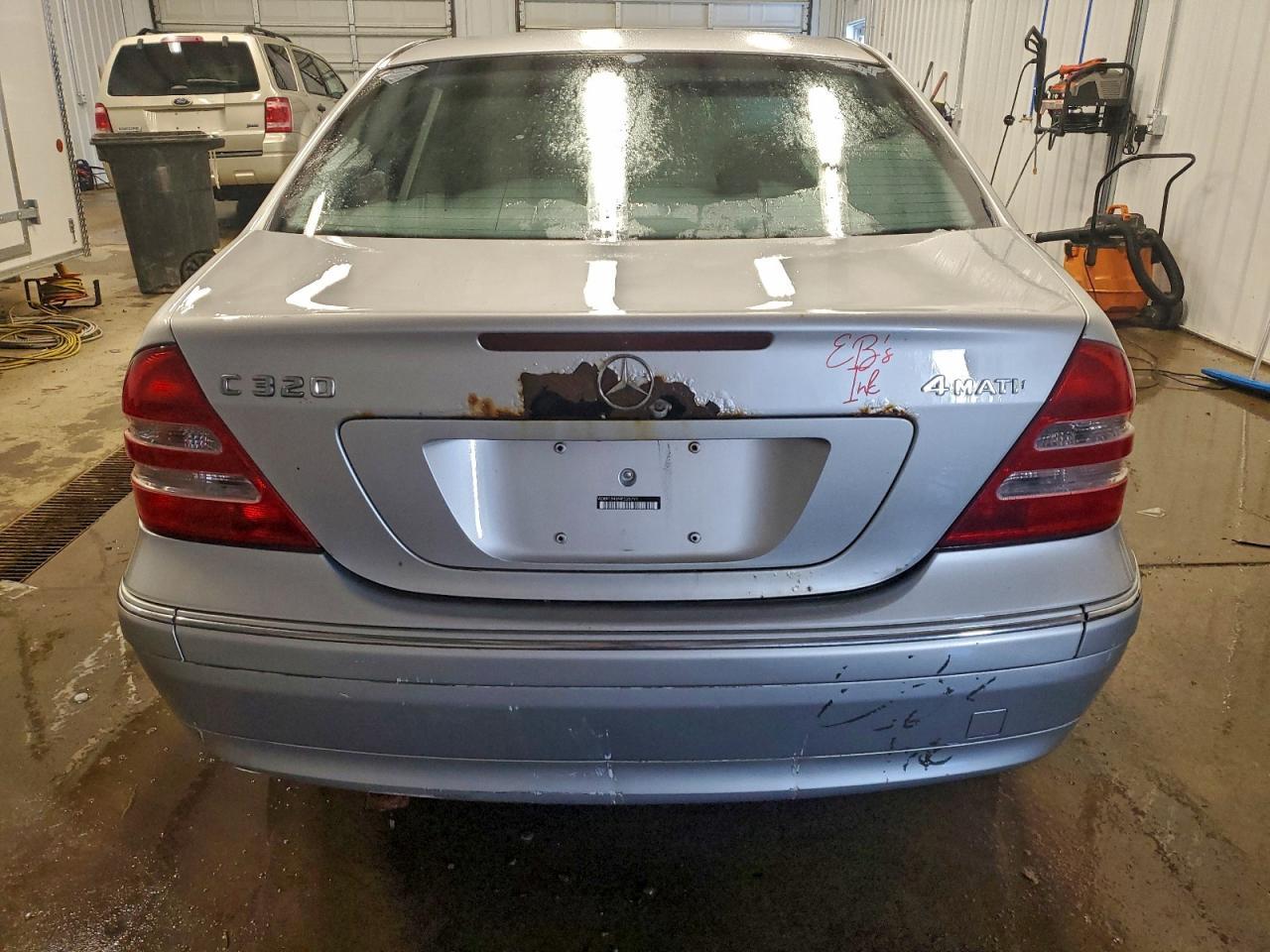 2004 Mercedes-benz C 320 4matic Серебряный vin: WDBRF84J94F528791