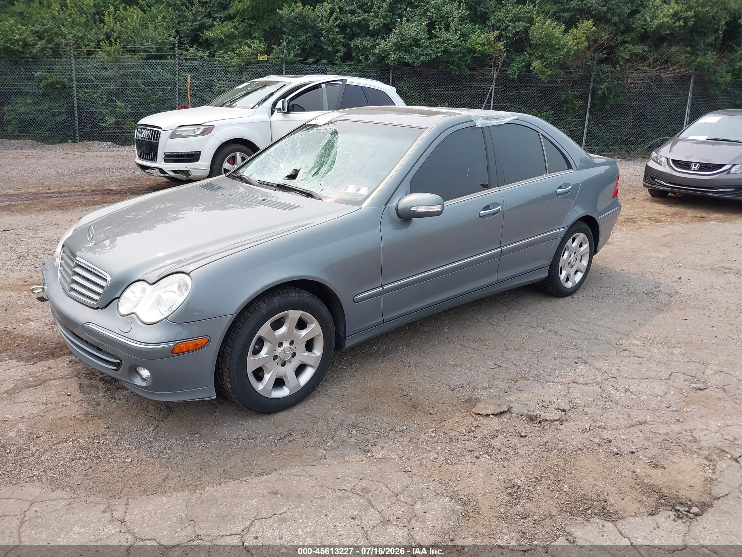 2005 Mercedes-benz C 320 Luxury 4matic Blue vin: WDBRF84J95F650245