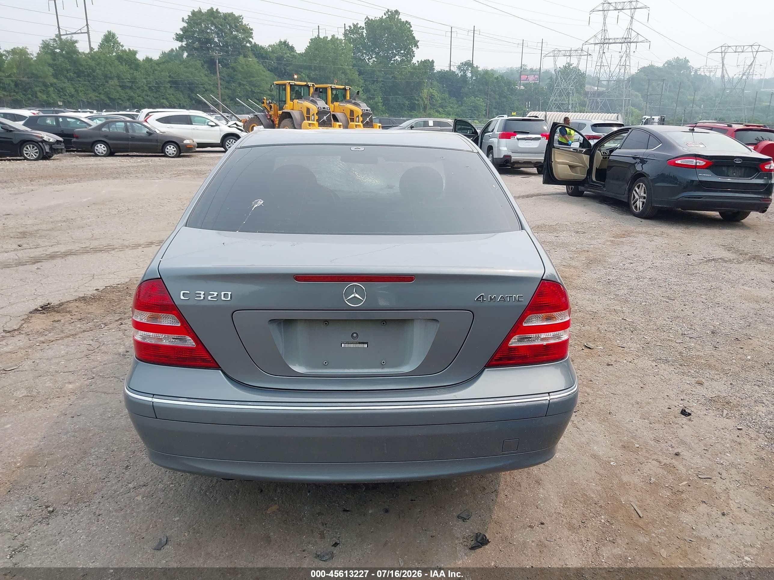 2005 Mercedes-benz C 320 Luxury 4matic Blue vin: WDBRF84J95F650245