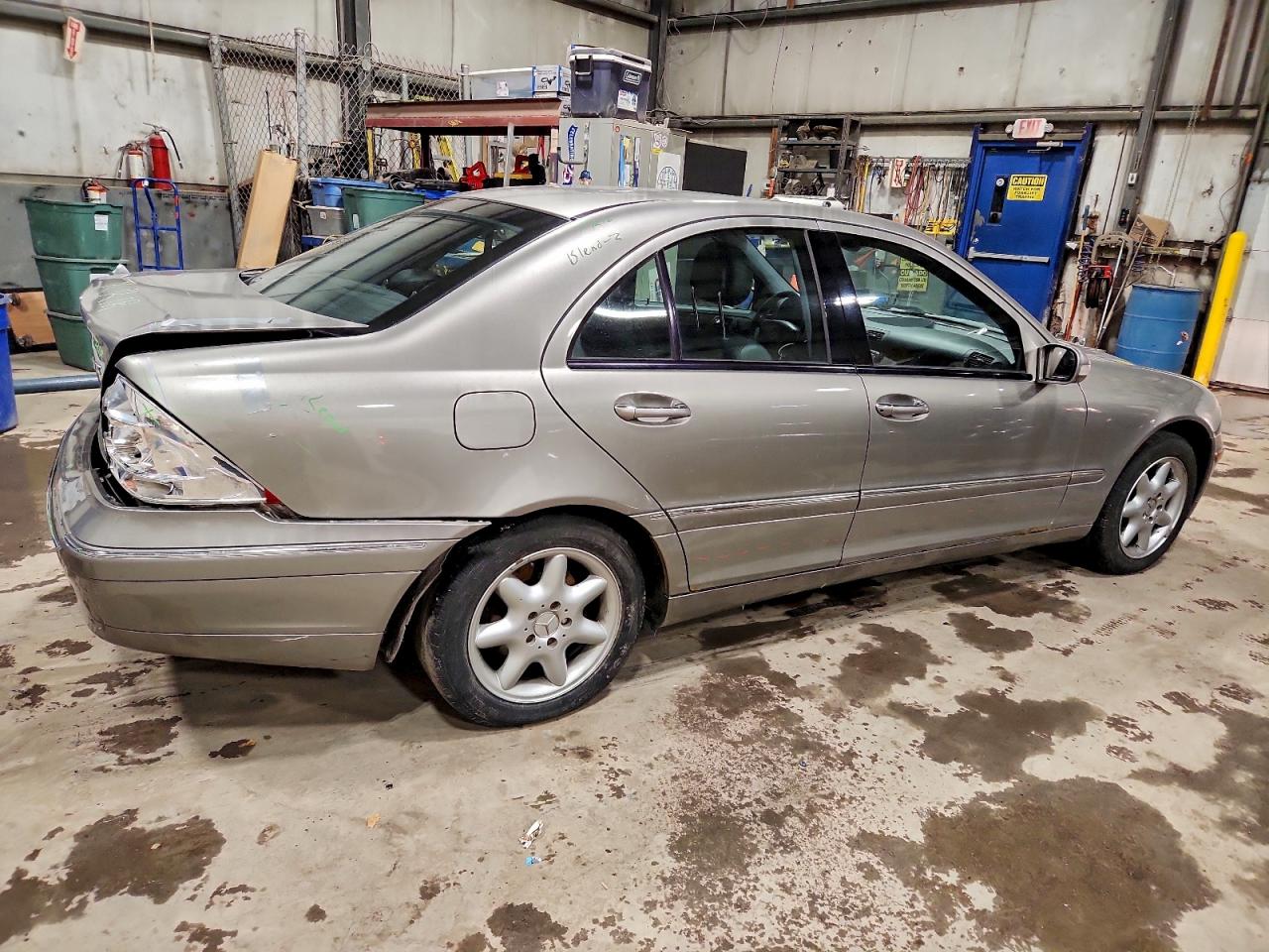 2004 Mercedes-benz C 320 4matic Silver vin: WDBRF84JX4F474661