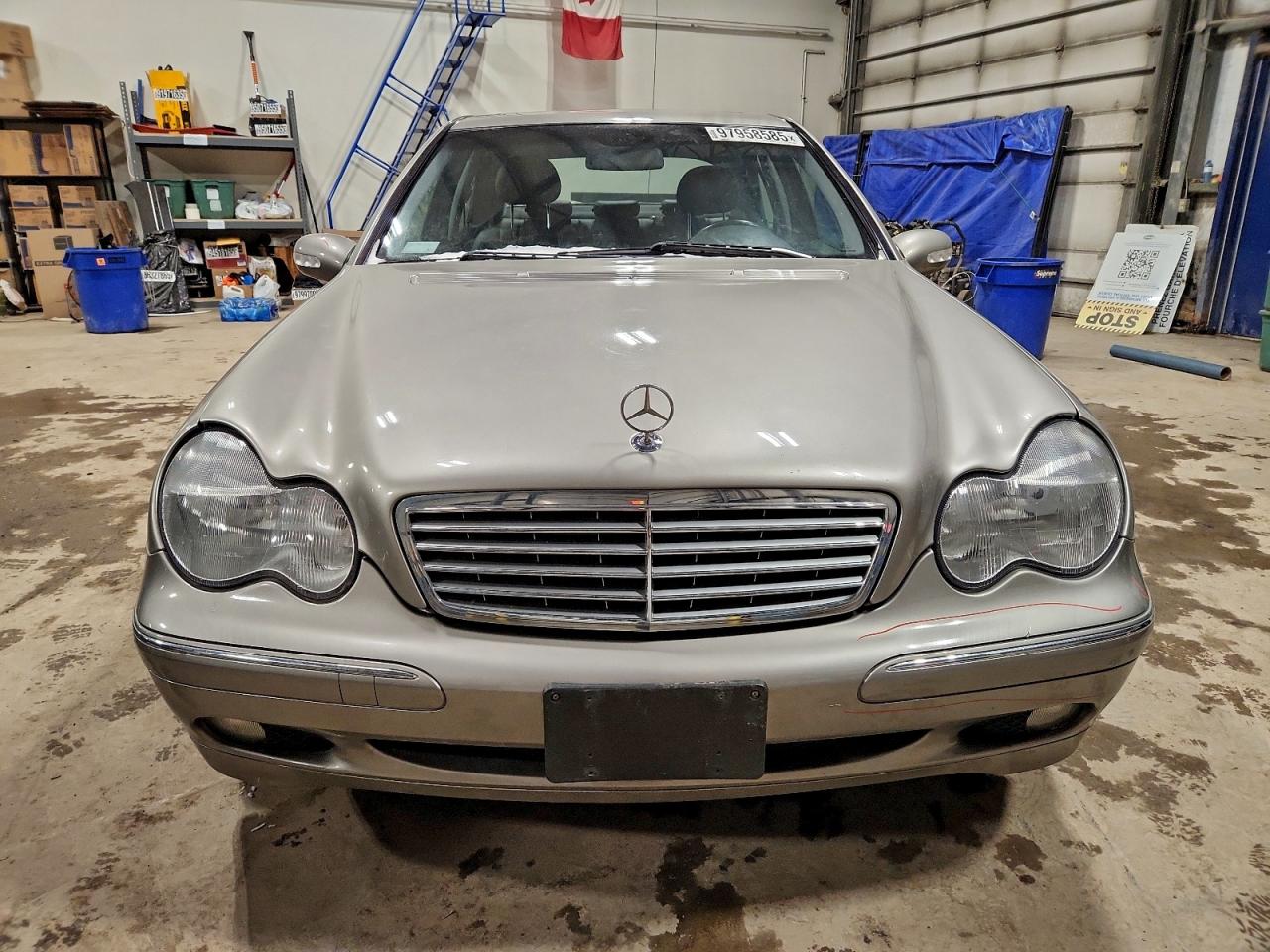 2004 Mercedes-benz C 320 4matic Silver vin: WDBRF84JX4F474661