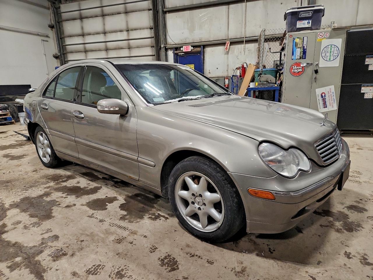 2004 Mercedes-benz C 320 4matic Silver vin: WDBRF84JX4F474661