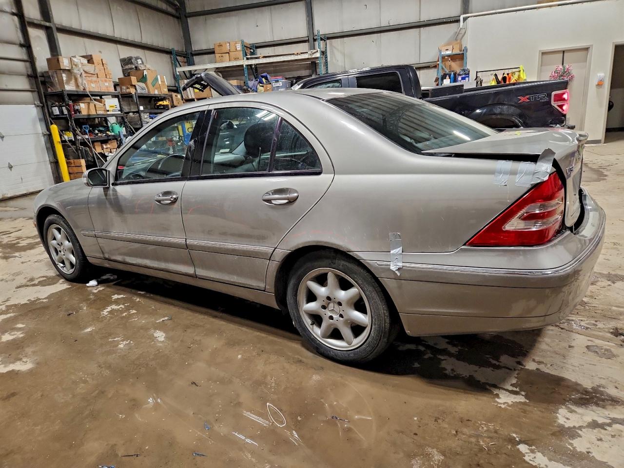 2004 Mercedes-benz C 320 4matic Silver vin: WDBRF84JX4F474661