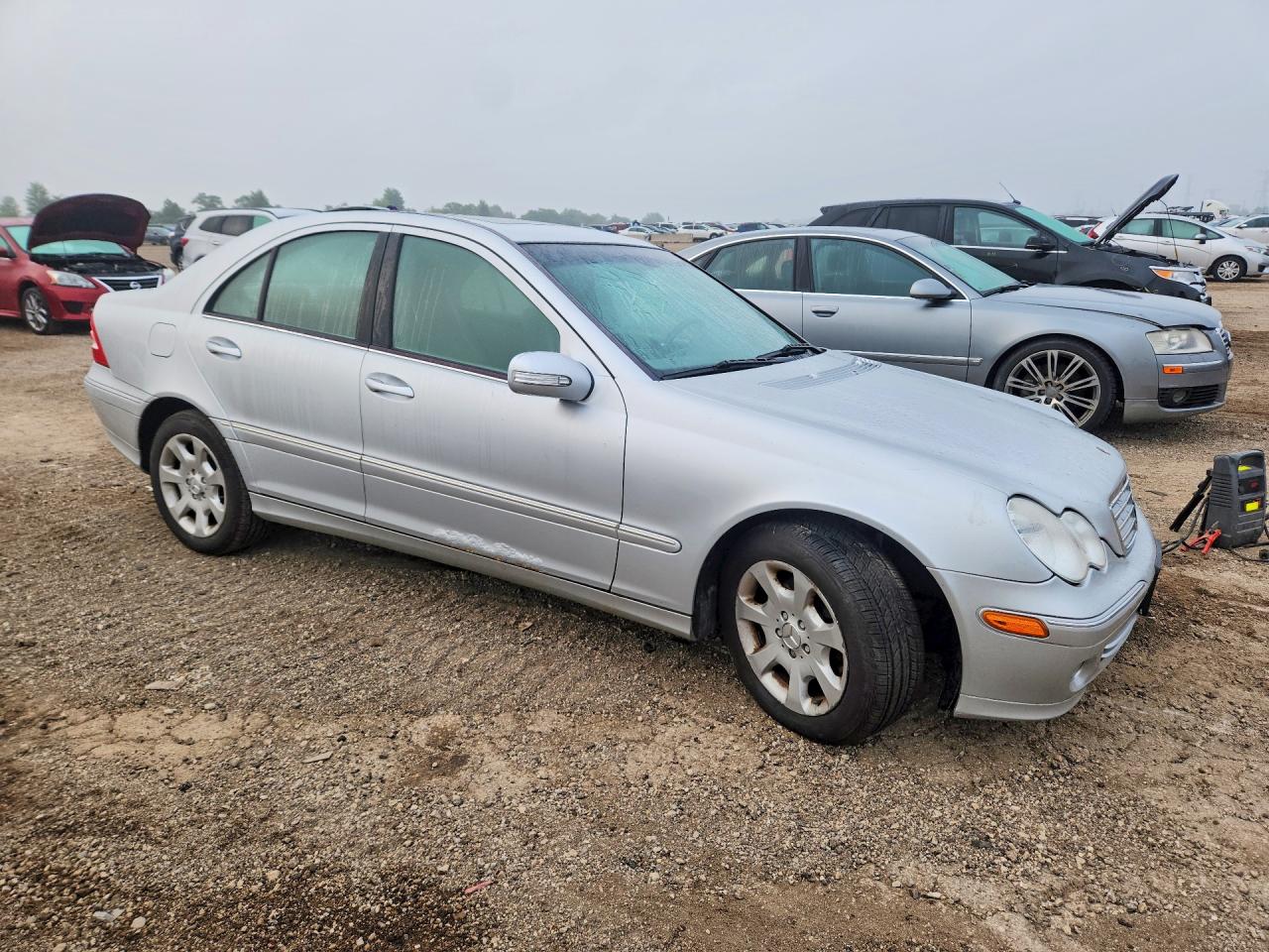2006 Mercedes-benz C 350 4matic Серебряный vin: WDBRF87H06F770011