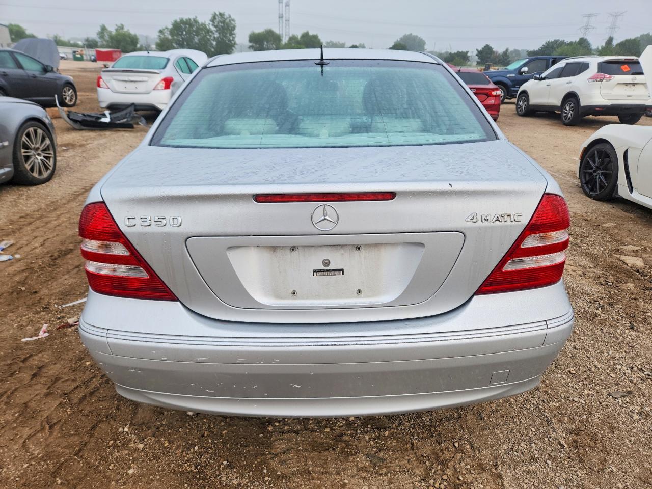 2006 Mercedes-benz C 350 4matic Серебряный vin: WDBRF87H06F770011