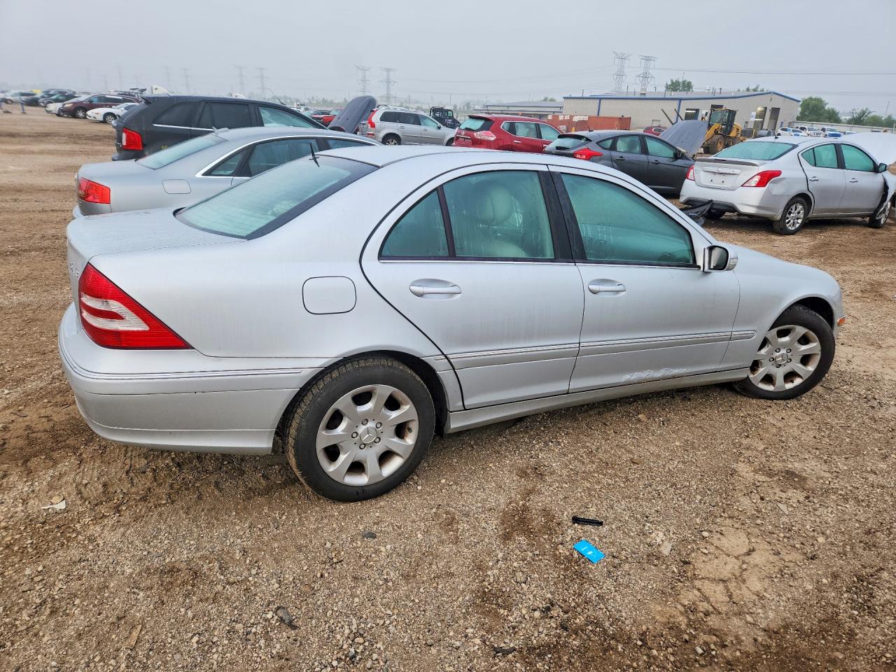 2006 Mercedes-benz C 350 4matic Серебряный vin: WDBRF87H06F770011