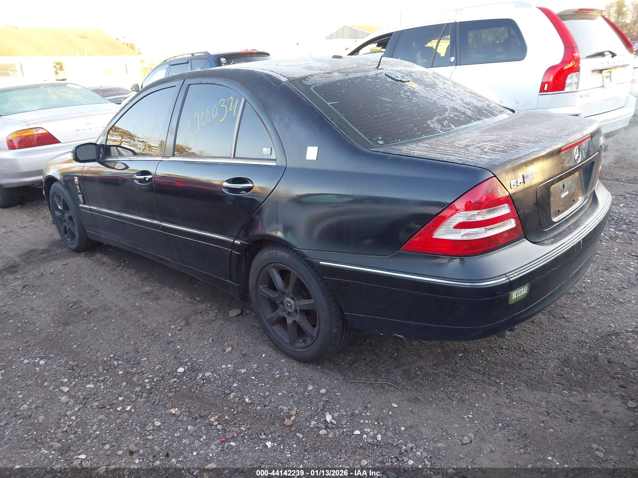 2007 Mercedes-benz C 350 Luxury 4matic Black vin: WDBRF87H27F839573