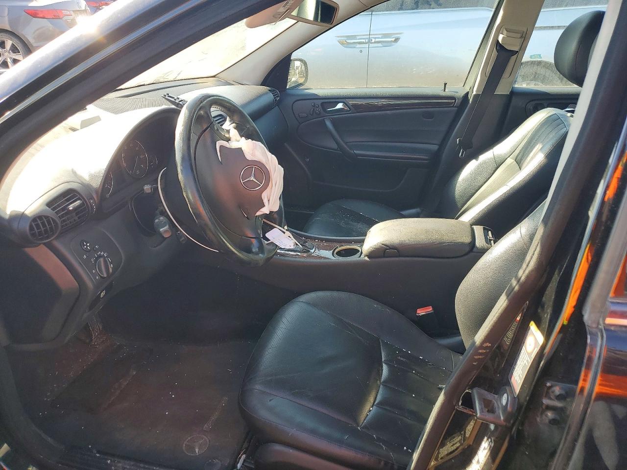 2006 Mercedes-benz C 350 4matic Black vin: WDBRF87H36F740288