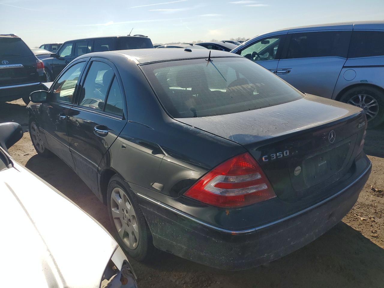 2006 Mercedes-benz C 350 4matic Black vin: WDBRF87H36F740288