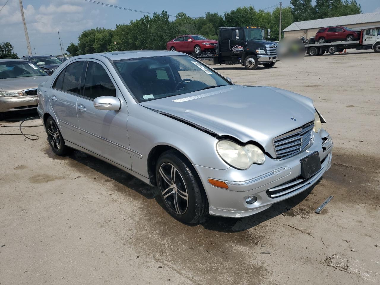 2006 Mercedes-benz C 350 4matic Silver vin: WDBRF87H56F757786